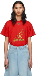 LU'U DAN SSENSE Exclusive Red Serpent T-Shirt