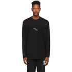 Marcelo Burlon County of Milan Black Ghost House Long Sleeve T-Shirt