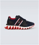 Christian Louboutin Nastroshark leather and canvas sneakers