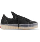 Rhude - V1 Leather-Trimmed Shell Sneakers - Black