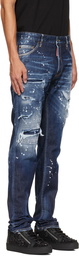 Dsquared2 Blue Bleached Cool Guy Jeans