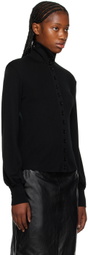 Maiden Name Black Su Turtleneck