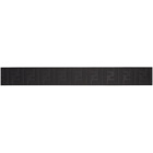 Fendi Black Logo Embossed Belt