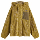 Martine Rose Women's Oversized Fleece Jacket in Green-Beige