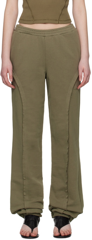 Photo: SRVC Khaki Mile-High Sweatpants