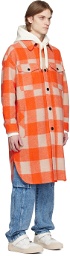 Isabel Marant Orange Kotajo Coat