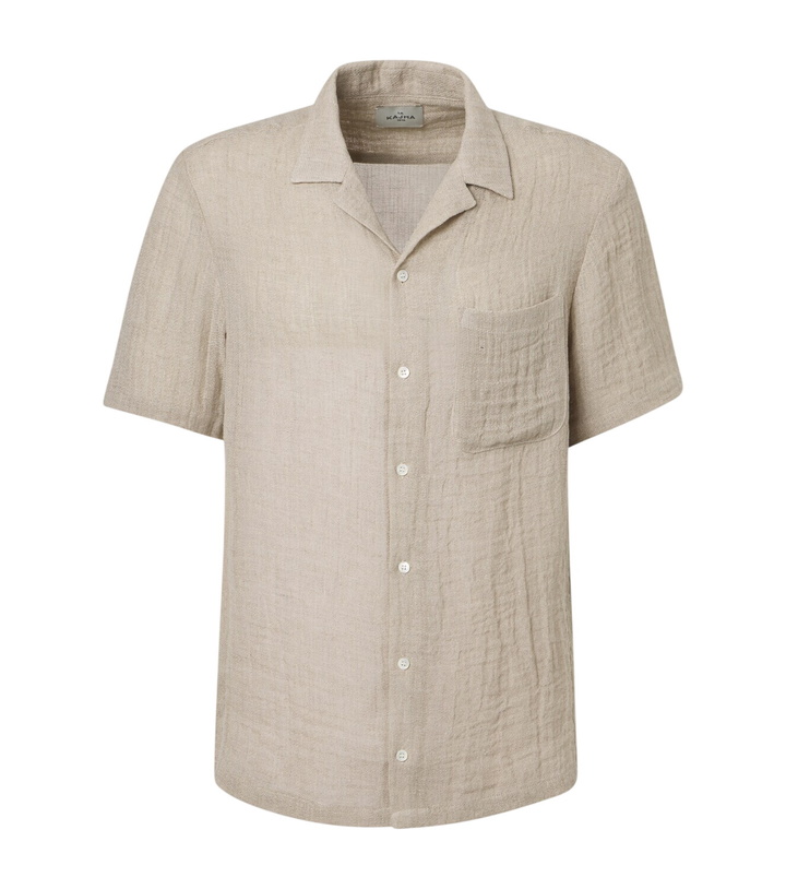 Photo: Le Kasha Linen bowling shirt