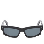 Off-White Sunglasses Women's Off-White Miramar Sunglasses in Black/Dark Grey 