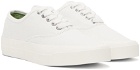 Maison Kitsuné White Olympia Le-Tan Sneakers