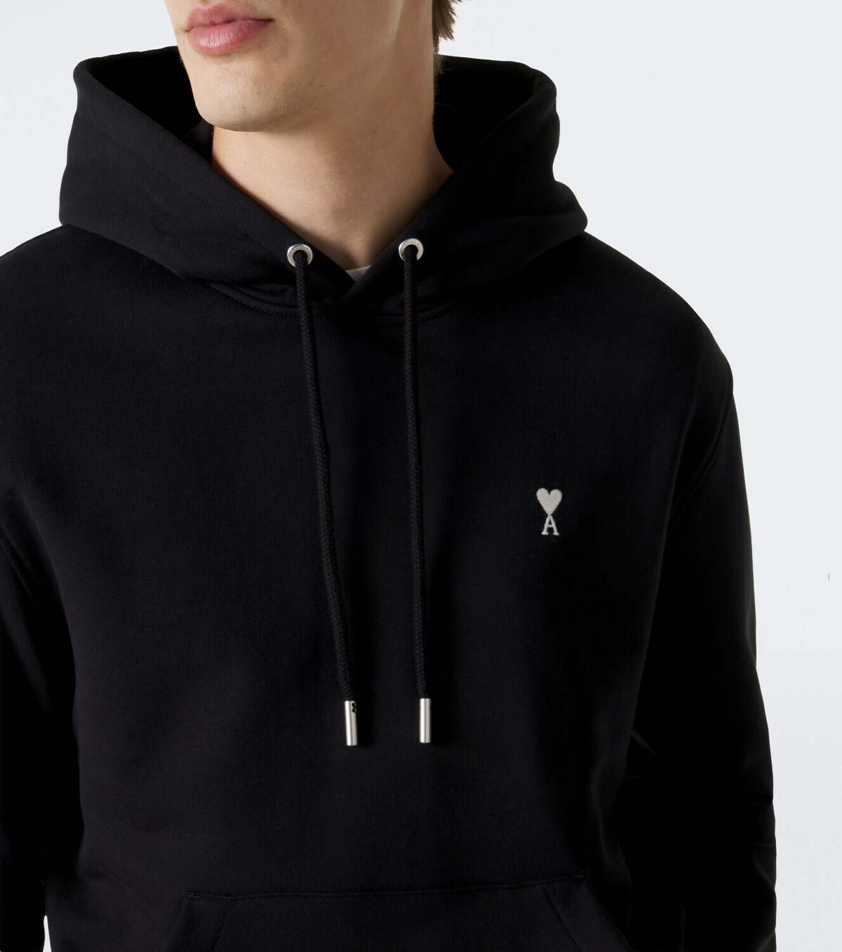 Ami Paris Ami de Cœur cotton jersey hoodie