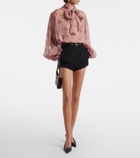 Dolce&Gabbana Virgin wool gabardine micro shorts