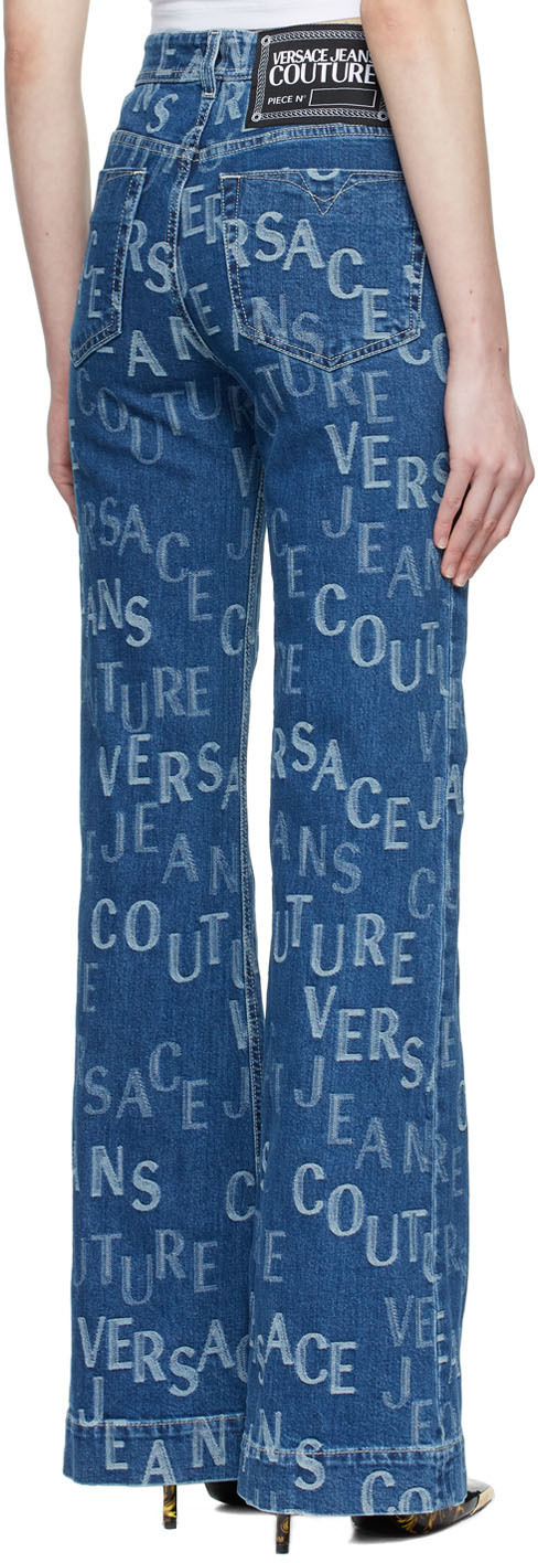 VERSACE JEANS COUTURE, Blue Women's Denim Pants