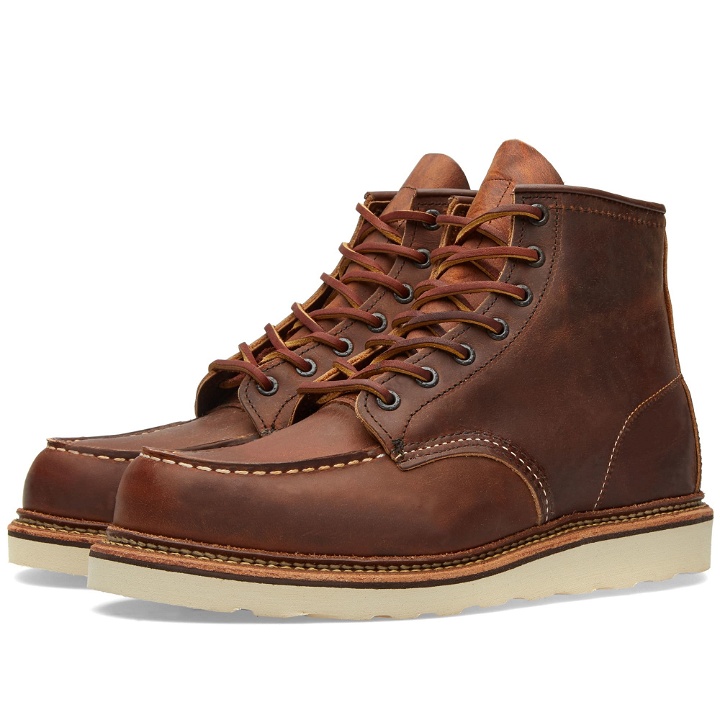 Photo: Red Wing 1907 Heritage Work 6" Moc Toe Boot Brown
