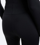 Norba High-rise flared leggings
