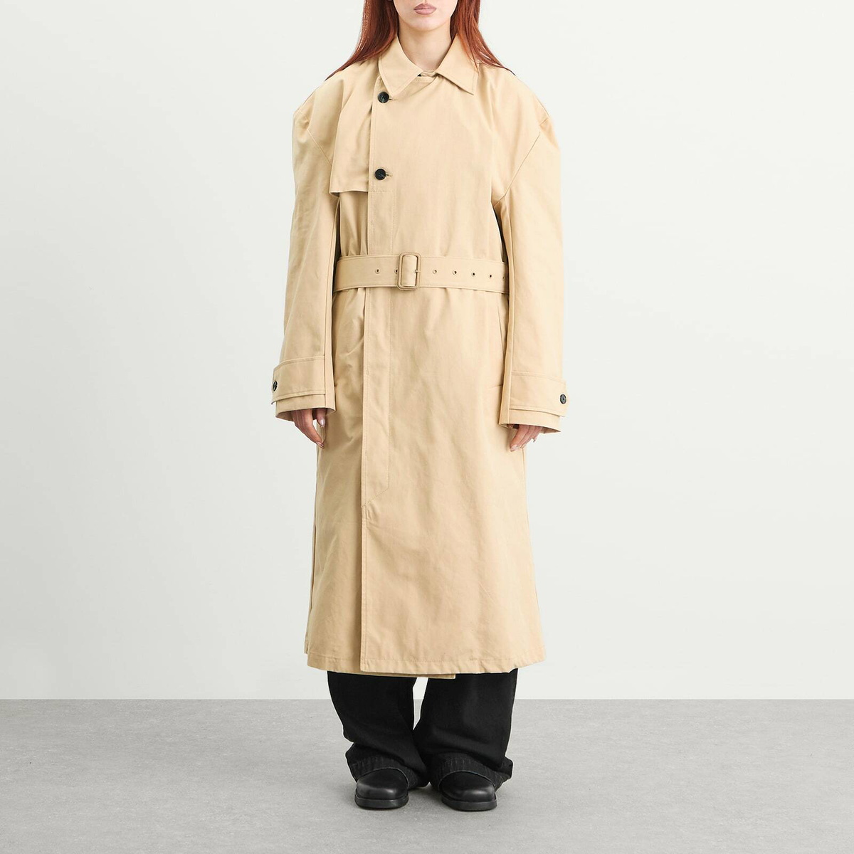 Entire Studios Women's Classic Trench Coat in Lightsand