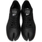 Maison Margiela Black Reebok Edition Classic Leather Tabi Sneakers