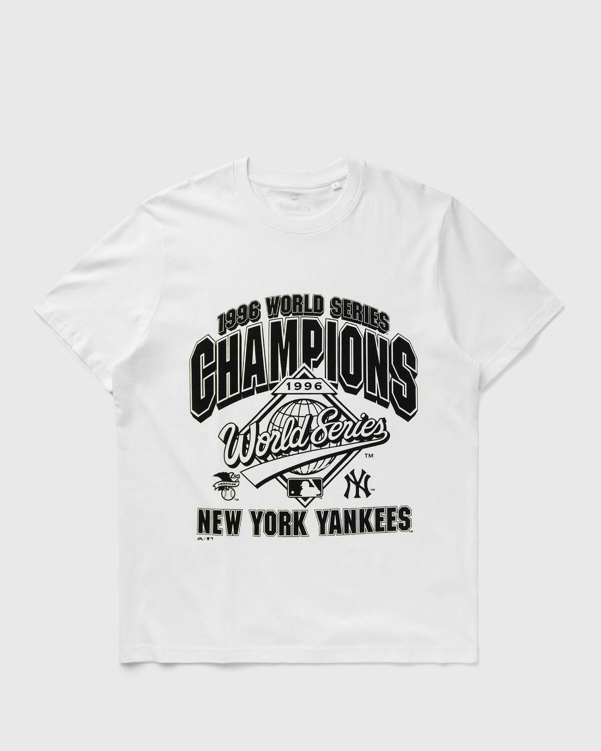 Fanatics Yankees Champs Mono Tee White Mens Shortsleefe