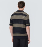 Orlebar Brown Fabien crochet cotton and linen shirt