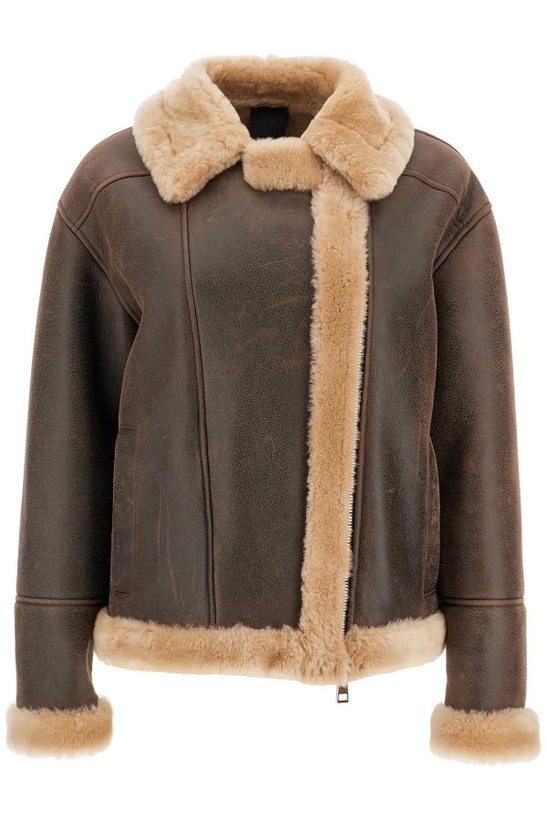 Photo: BLANCHA shearling jacket Brown
