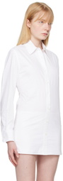 Recto White David Minidress