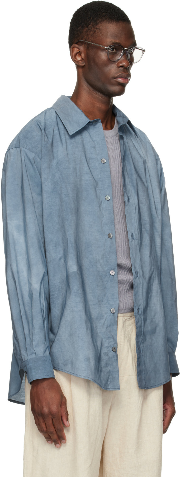 colbo Blue Office Shirt