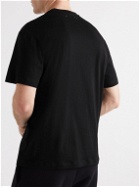 SSAM - Luca Cashmere and Cotton-Blend Jersey T-Shirt - Black