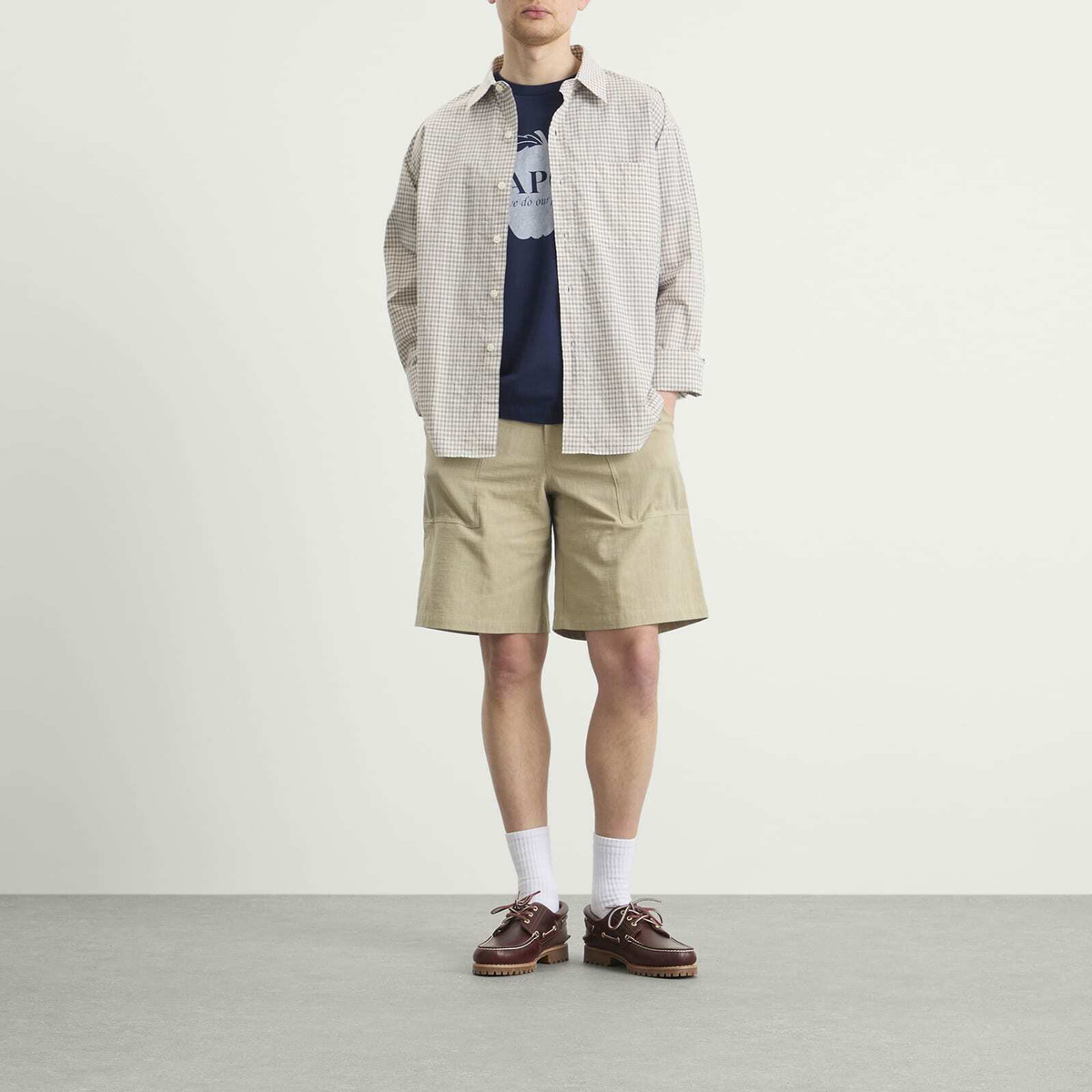 A.P.C. Men's Apple T-Shirt in Indigo