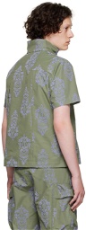 paria /FARZANEH Green Cotton Shirt
