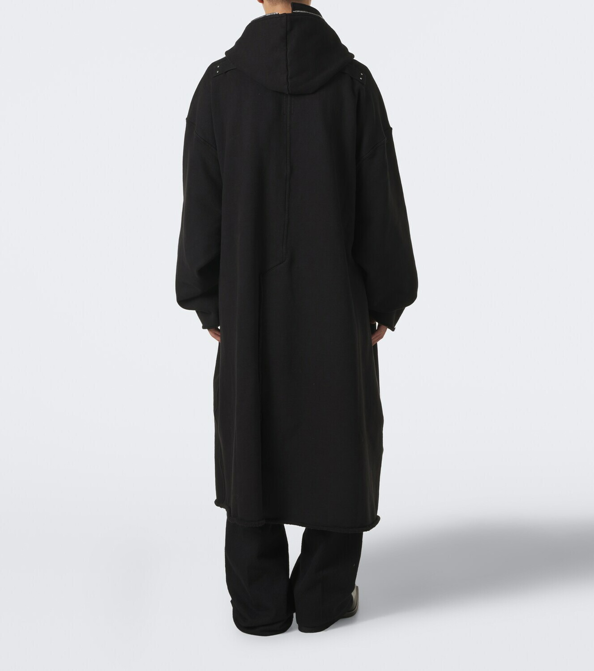 Rick Owens Gimp Wide Mac cotton overcoat