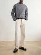 Barbour - Cable-Knit Wool Sweater - Gray