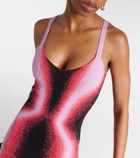 Y/Project Printed knit maxi dress