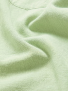 Mr P. - Garment-Dyed Linen-Blend Shirt - Green