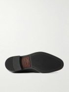 Zegna - New Classic Flex Full-Grain Leather Derby Shoes - Black