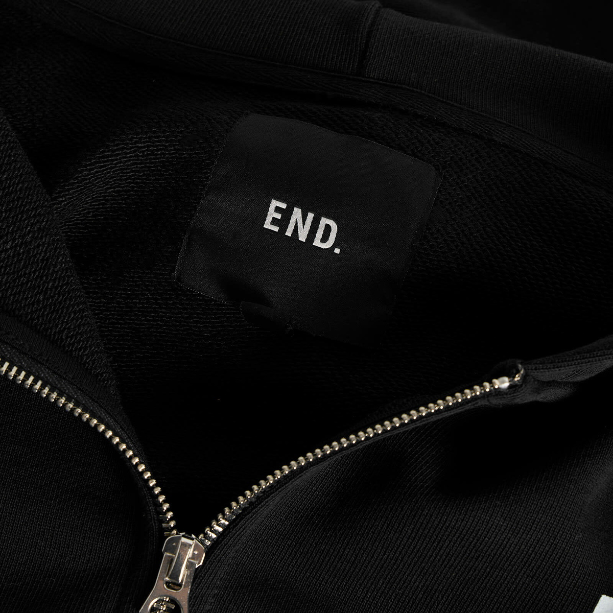 END. Newcastle Zip Hoodie in Black