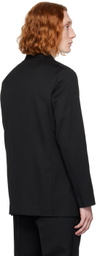 RAINMAKER KYOTO Black Double-Breasted Blazer