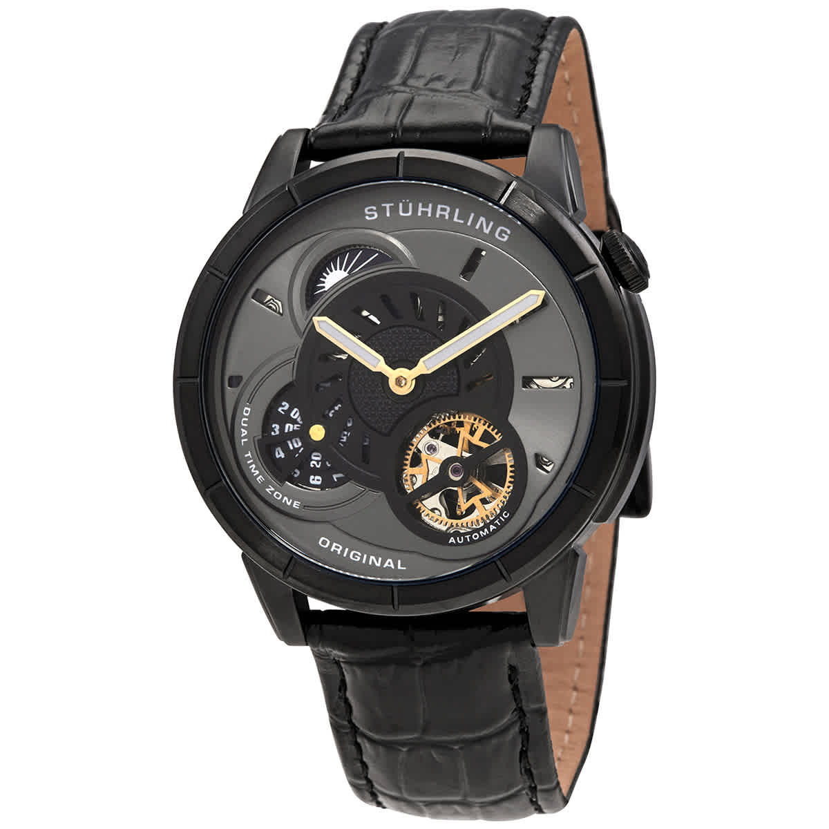 Stuhrling Original Legacy Black Dial Mens Watch M15401 