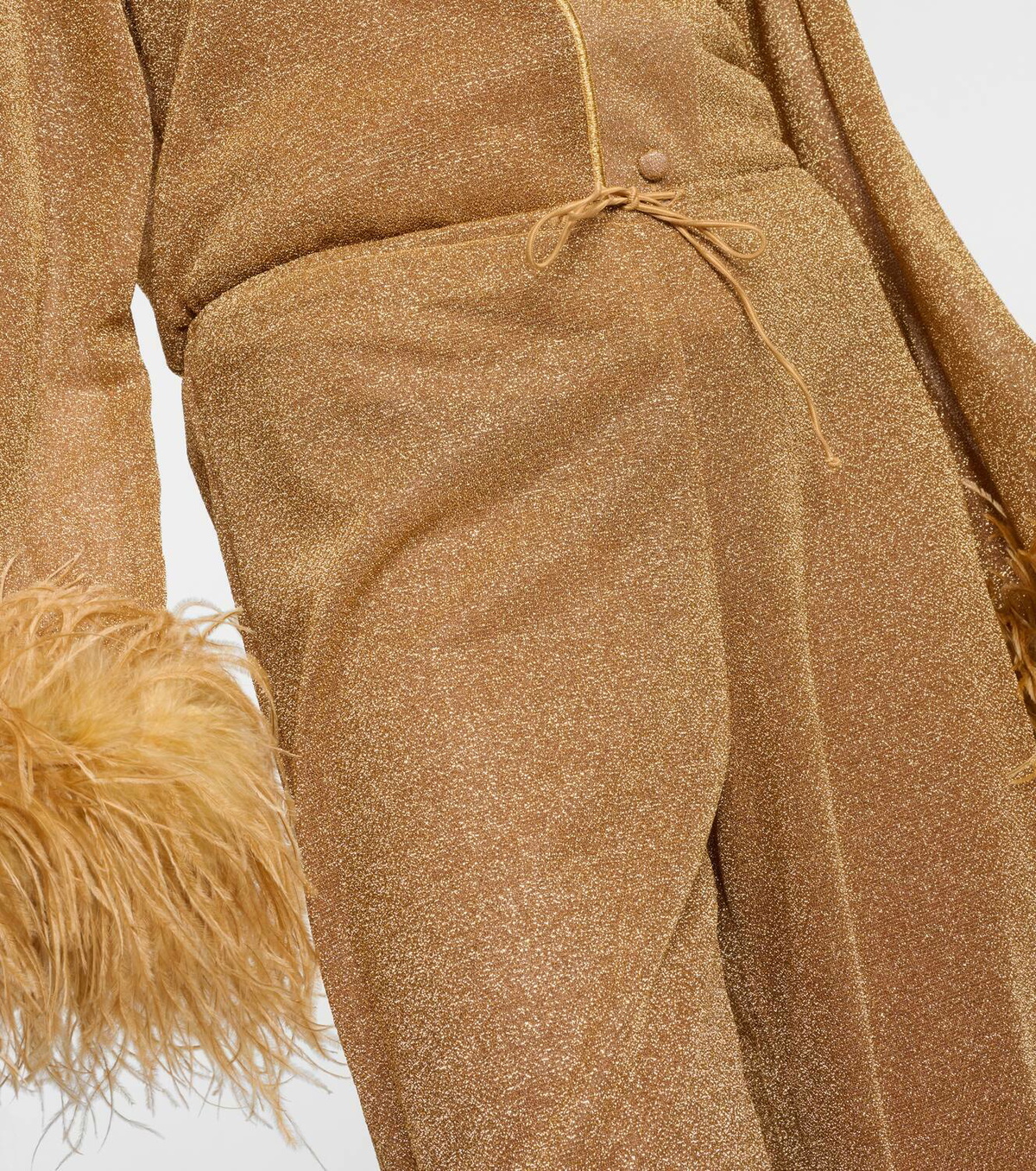 Oséree Lumière Plumage wide-leg pants Oseree