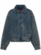 FERRARI - Single Breasted Denim Jacket