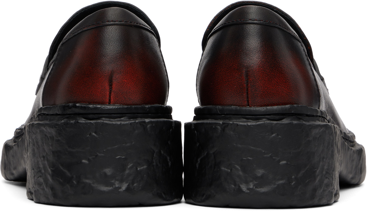 CAMPERLAB Black & Orange Vamonos Loafers