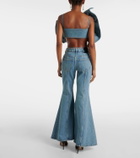Nina Ricci Bow-detail denim top