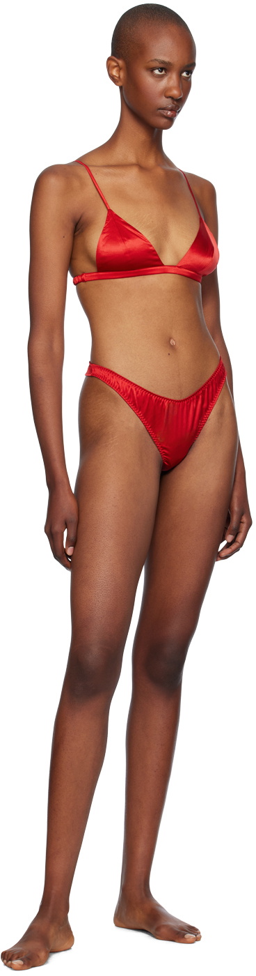 Fleur du Mal Red Luxe Thong