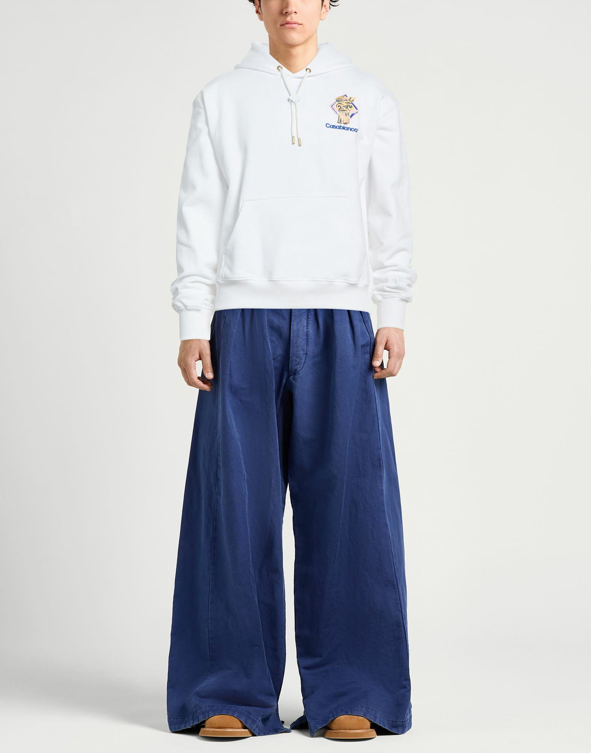 Casablanca Mens Sweatshirt in White