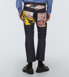 Junya Watanabe - x Roy Lichtenstein Straight-leg jeans
