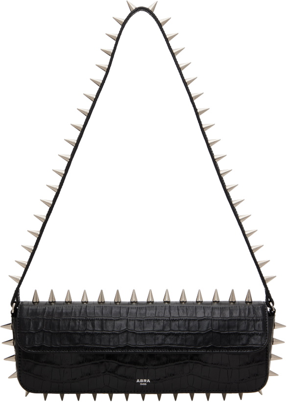 Photo: ABRA Black Spike Baguette Bag