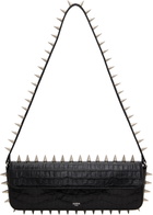 ABRA Black Spike Baguette Bag