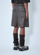 Moncler + Rick Owens Drawstring Midi Kilt Shorts