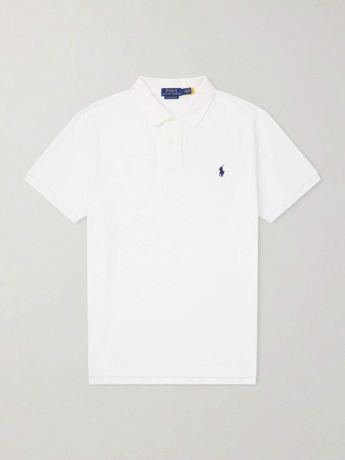 Polo Ralph Lauren - Logo-Embroidered Cotton-Piqué Polo Shirt - White