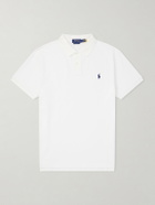Polo Ralph Lauren - Logo-Embroidered Cotton-Piqué Polo Shirt - White