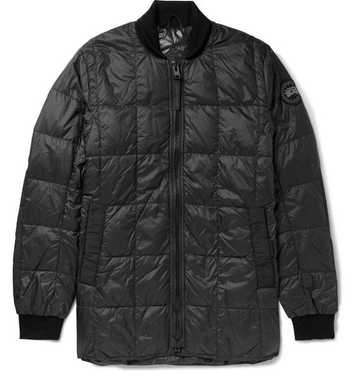 Photo: Canada Goose - Harbord Quilted Shell Down Bomber Jacket - Black