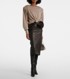 Magda Butrym Knot-detail wool sweater